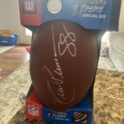 Drew Pearson Autographed Football
