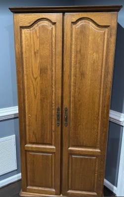 Belgian Oak Video Cabinet