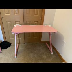 Pink Gaming Desk 