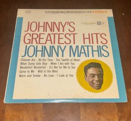 Johnny Mathis Greatest Hits Vinyl LP Columbia