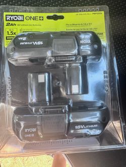 RYOBI  ONE + BATTERIES  2pak