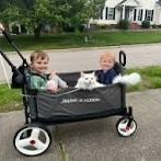 Radio Flyer City Luxe Stroll 'N Wagon, Ages 1+, 3-in-1 Push or Pull, Easy Fold