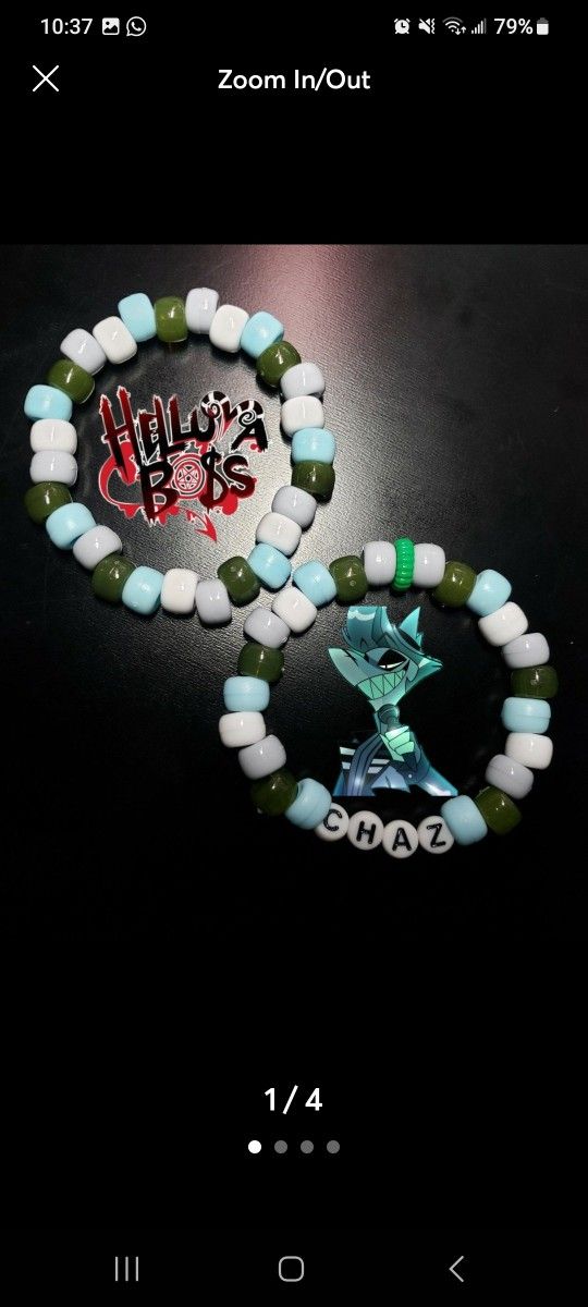 Helluva Boss: Chaz Bracelet Set (Handmade)