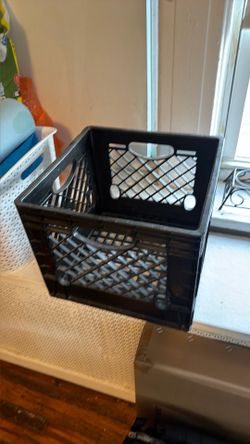 Black crate