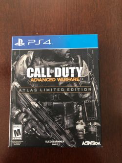 PS4 cod advanced warfare Atlas limited edition