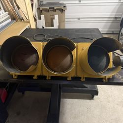 Antique Roman Column Eagle Signal Co. Signal Light (works on motion sensor)