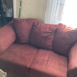 Ashley furniture Red Loveseat