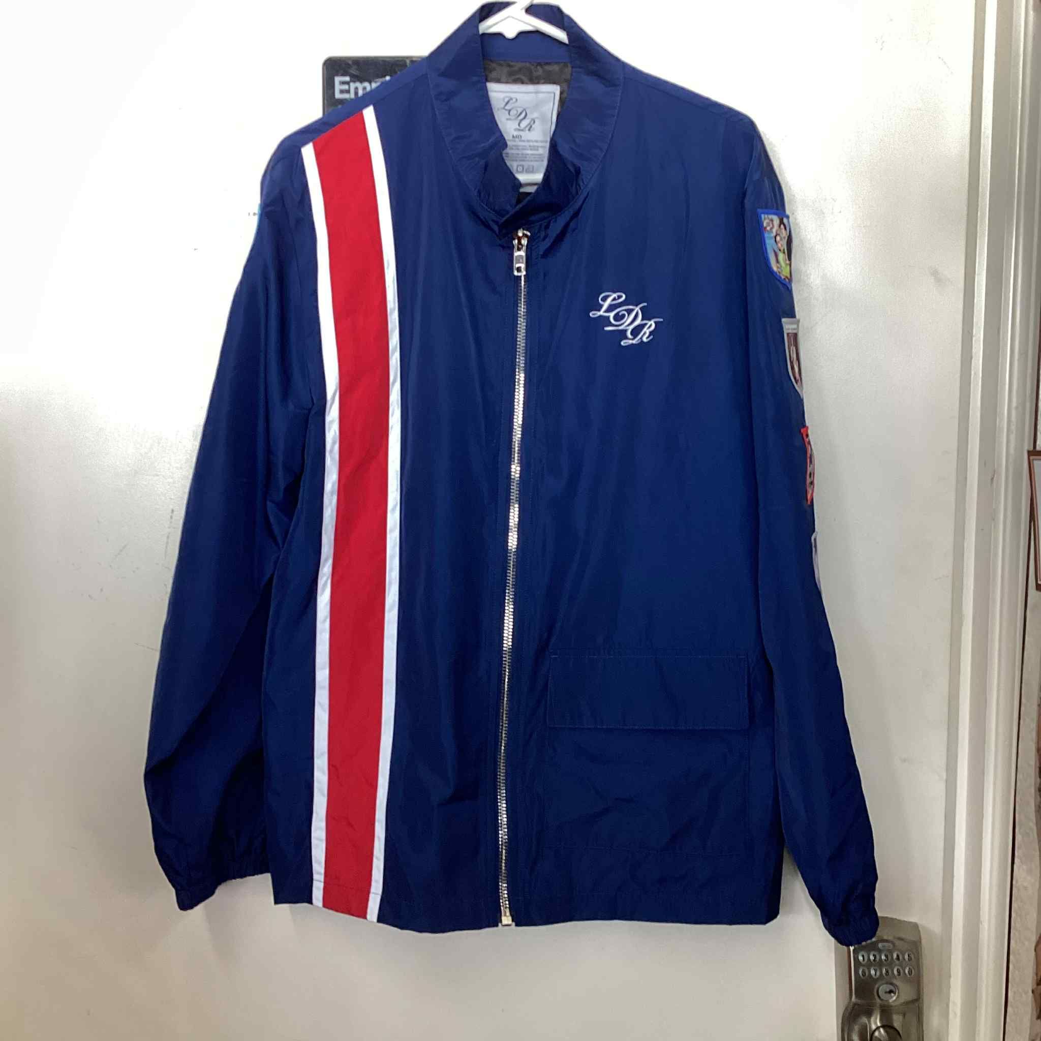 Lana Del Ray Navy Blue Windbreaker Jacket Size: M 