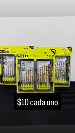 Ryobi 22-Piece Titanium Drill Bit Set
