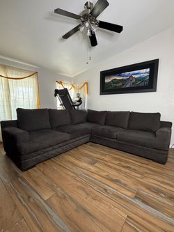 Huge Gray Sectional Sofa