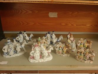 porcelain statues