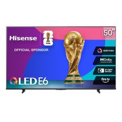 Hisense 50" E6 Cinema Series QLED 4K UHD Smart Fire TV