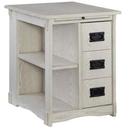 Brand New Powell Mission Side Table (White) – Still in Box