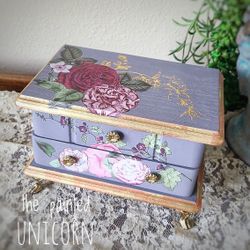 Newly Refinished Jewelry Box 