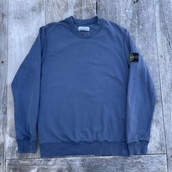 Stone Island Navy Crewneck Size Large