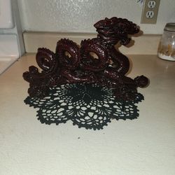 Vintage Cinnabar Dragon, Beautiful Details