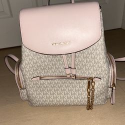 CAMK Logo Print Pattern Canvas Backpack Purse...