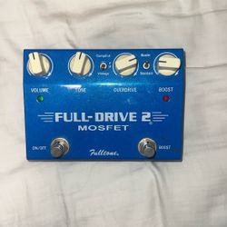 Full Drive Mosfet 2 Overdrive Guitar Pedal 