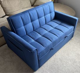 Couch expands into a bed