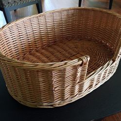 Wicker Pet Bed