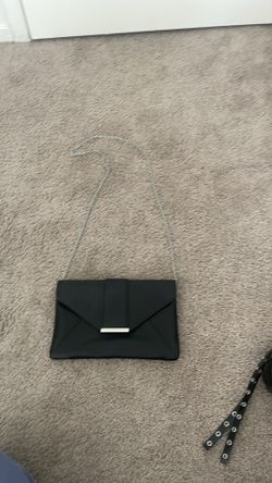 Black chain strap purse