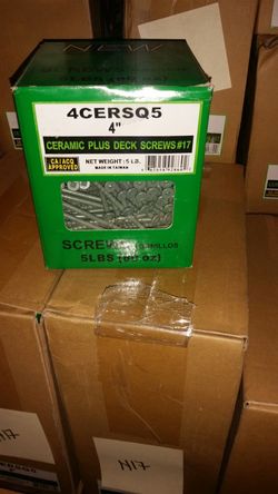 Ceramic plus deck screws#17