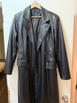 Leather trench