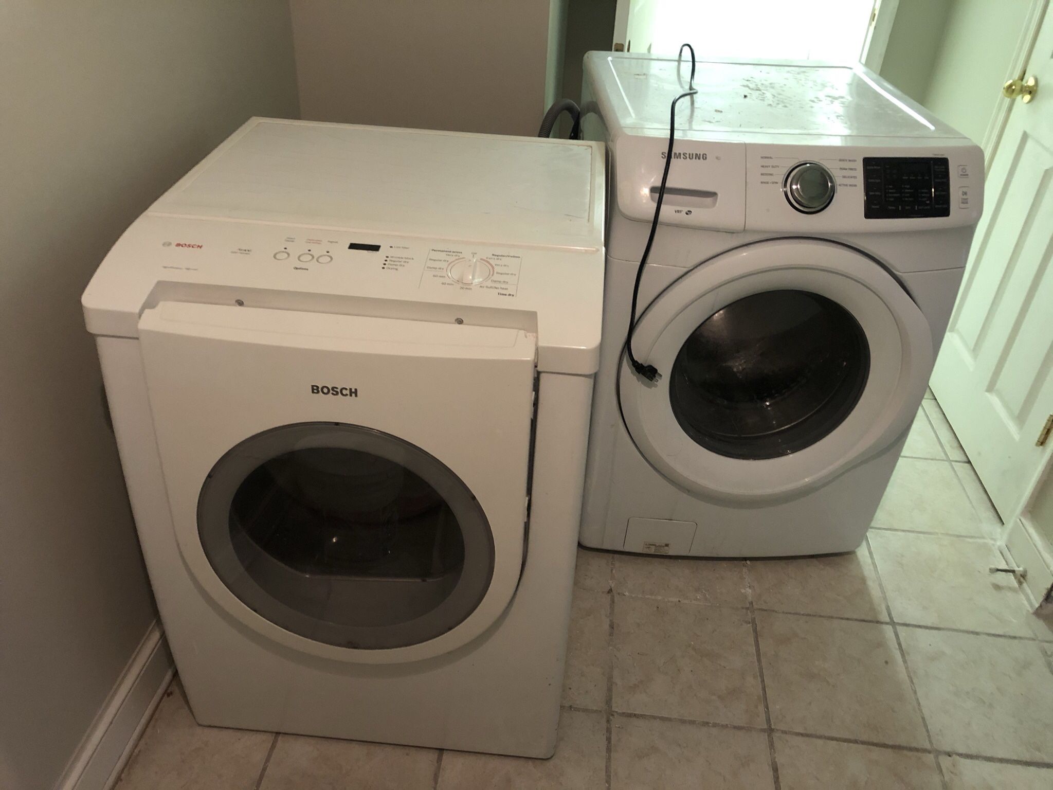 Samsung Washer And Bosch Dryer