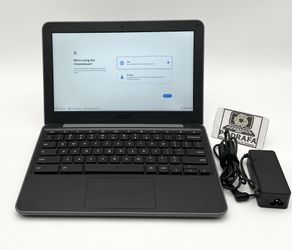 💻 ASUS Chromebook C202S | Compact & Durable | AC Adapter Included | $65