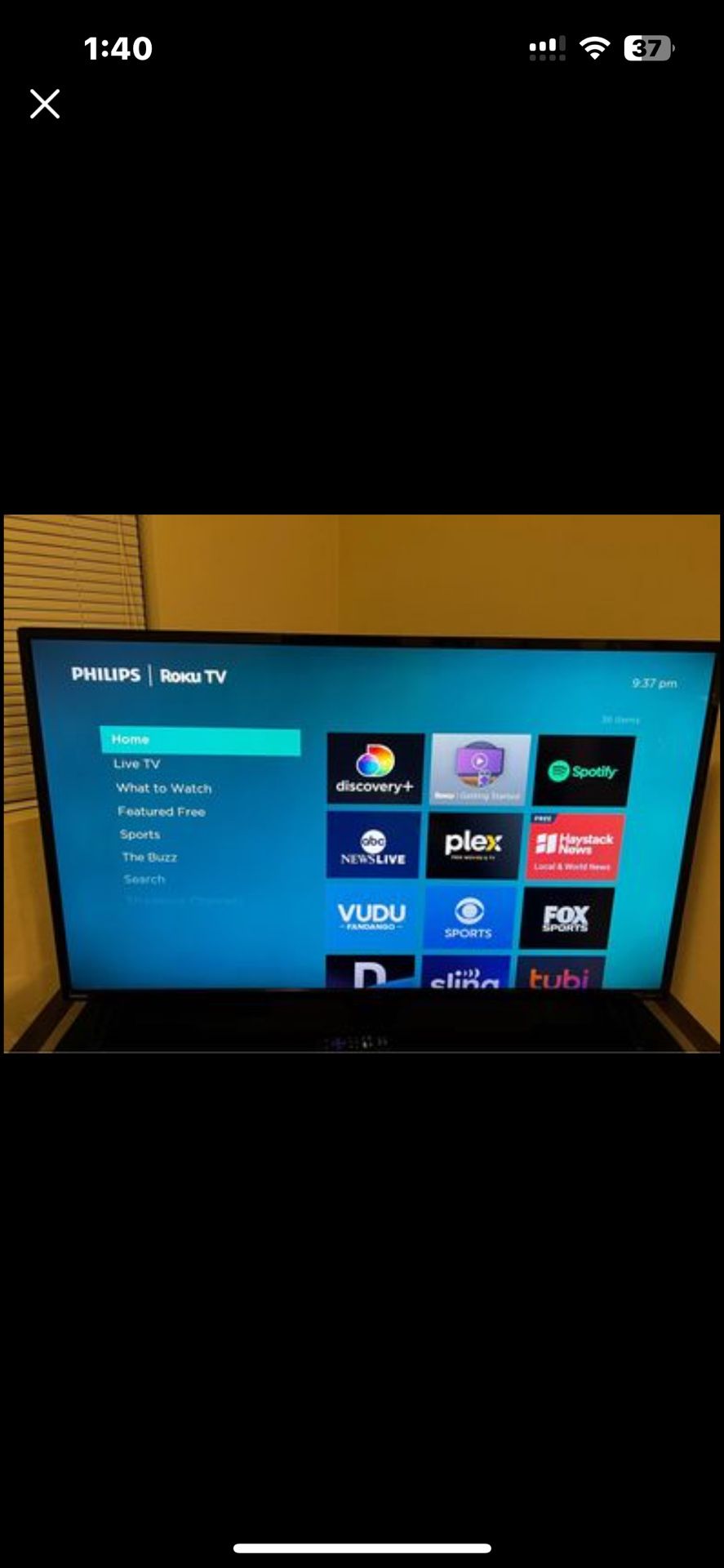 50’ Roku Tv