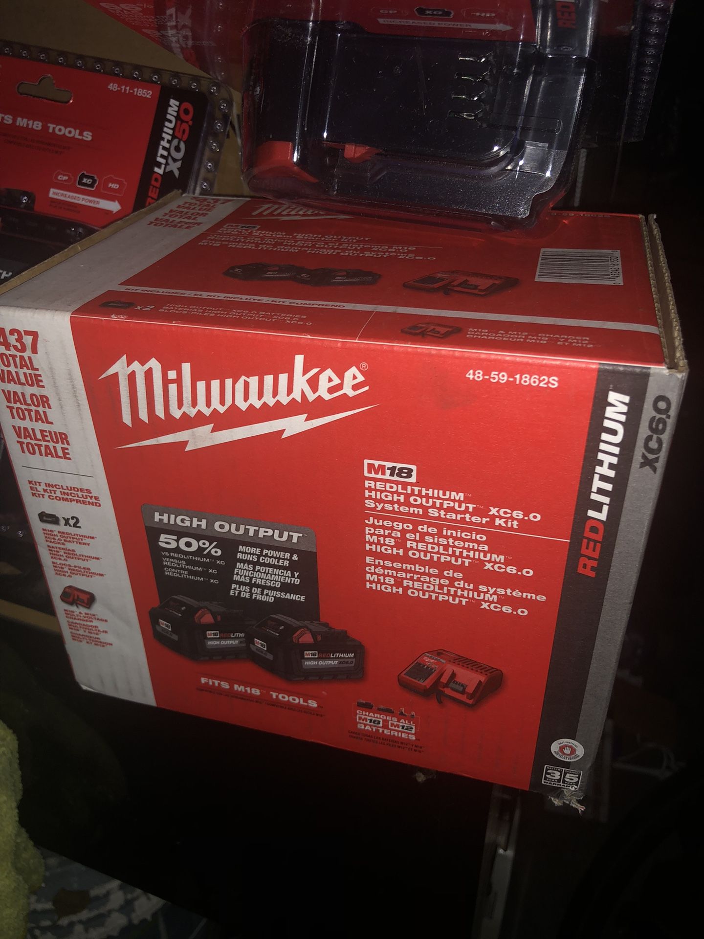 Milwaukee 6.0 Batteries With Charger
