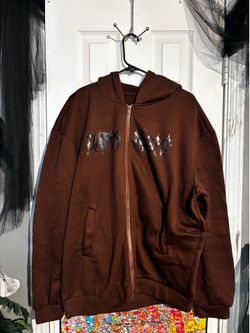 ROMWE brown sweater