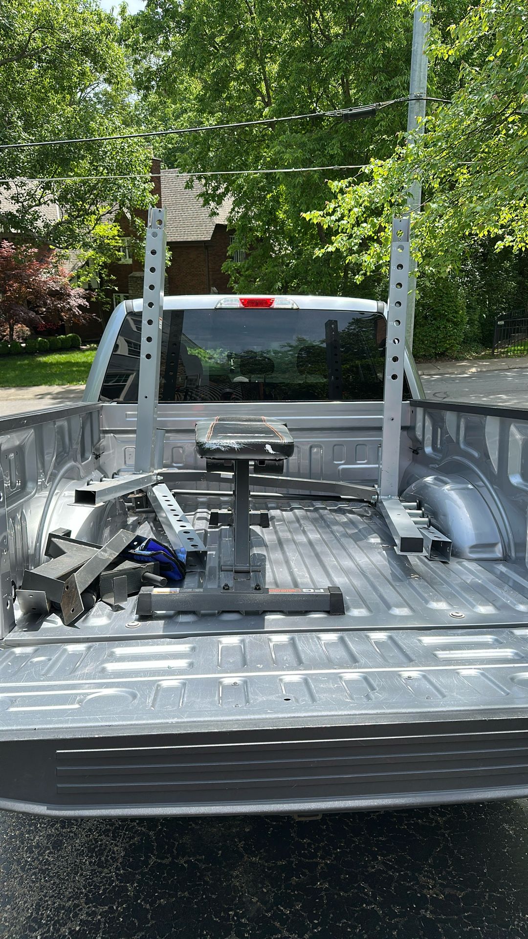 Weight bench and Rack
