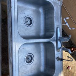 Stainless Double Sink