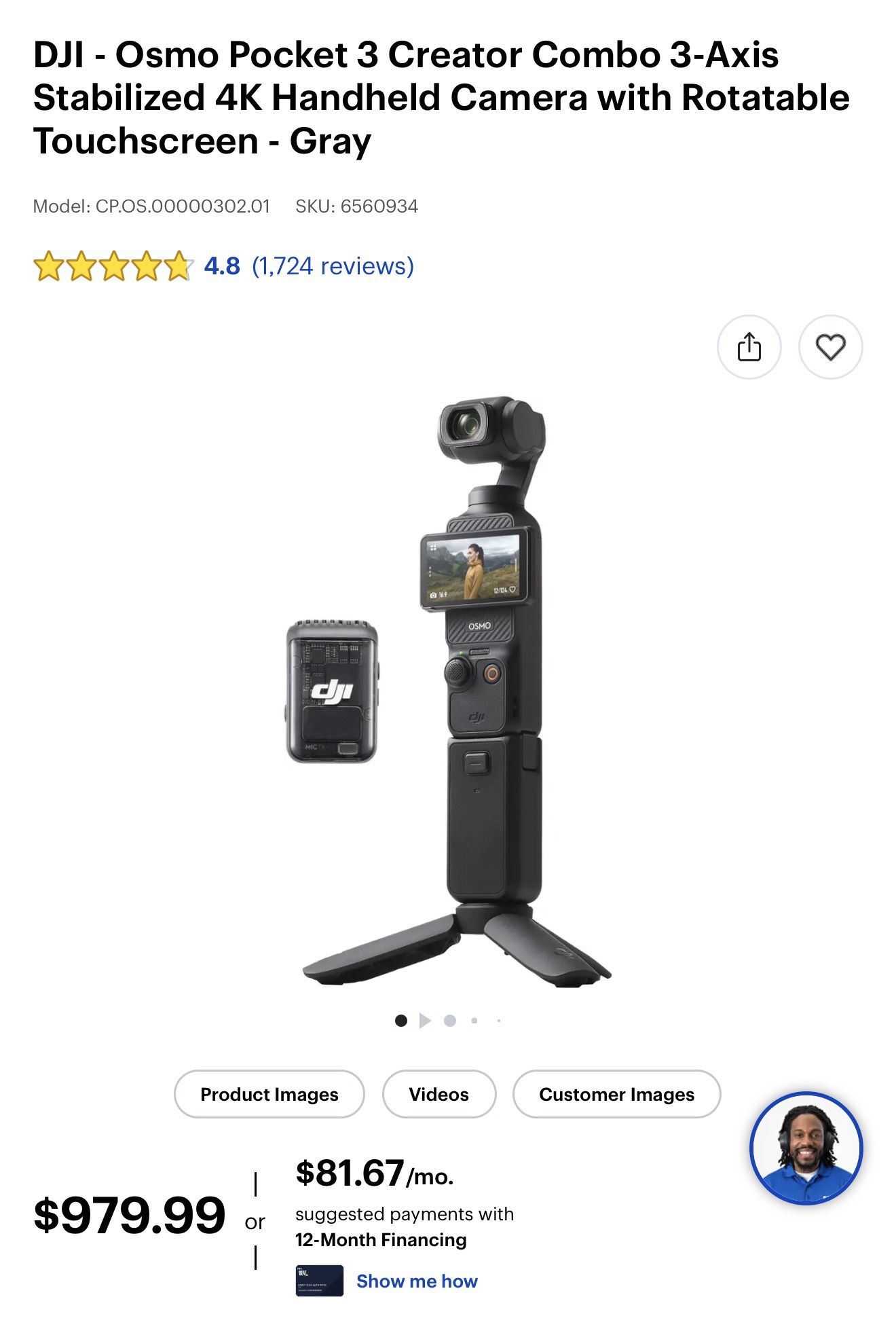 Dji Osmo Pocket 3 (with Protection Plan)