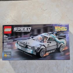 LEGO Speed Champions Time Machine from Back to the Future building set (77256)