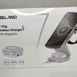 AC ISLAND 5-in-1 Wireless Charger MagSafe 35W - NEW, Sealed