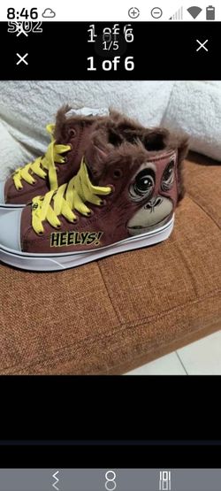 Heelys Zoo Crew Skate Shoe (Big Kid) size 5 Brand New!