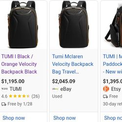 TUMI McLaren Luxury Backpack