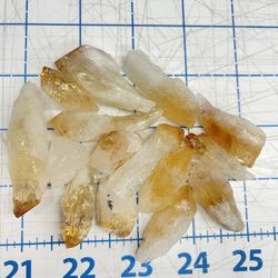 Lot Of Citrine Crystals For Jewelry Making Or Arts And Crafts Supplies For Wire Wrapped Pendants For Crafts Or Energy Healing