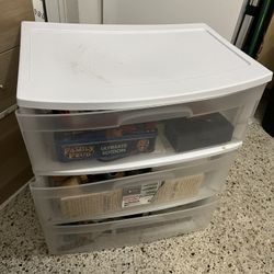 Sterile Plastic 3 Drawer 