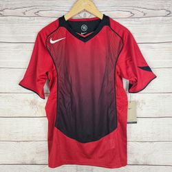 Nike Total 90 Red Black Soccer Futbol Jersey Men’s XS HV1178-687 NEW $100