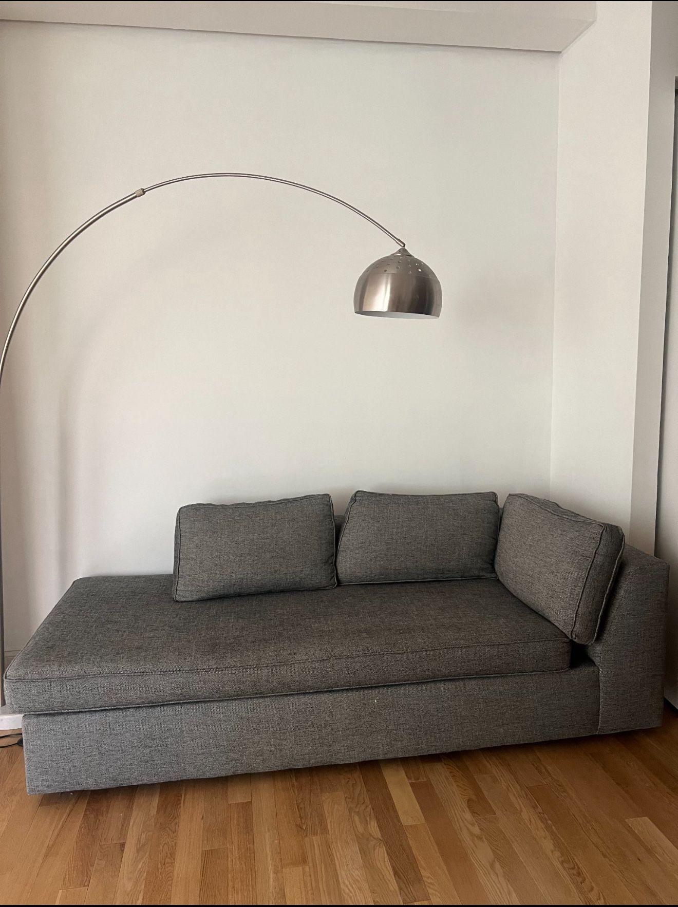 West Elm Harris Chaise Sectional Gray