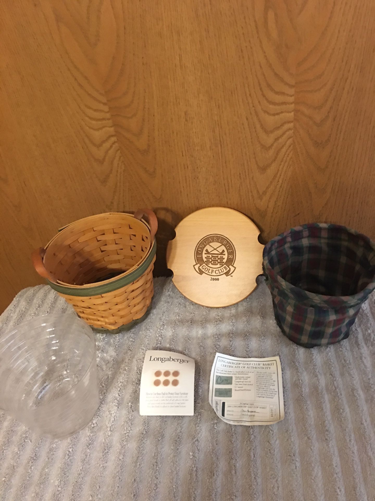 Longaberger Golf Club Basket 2000