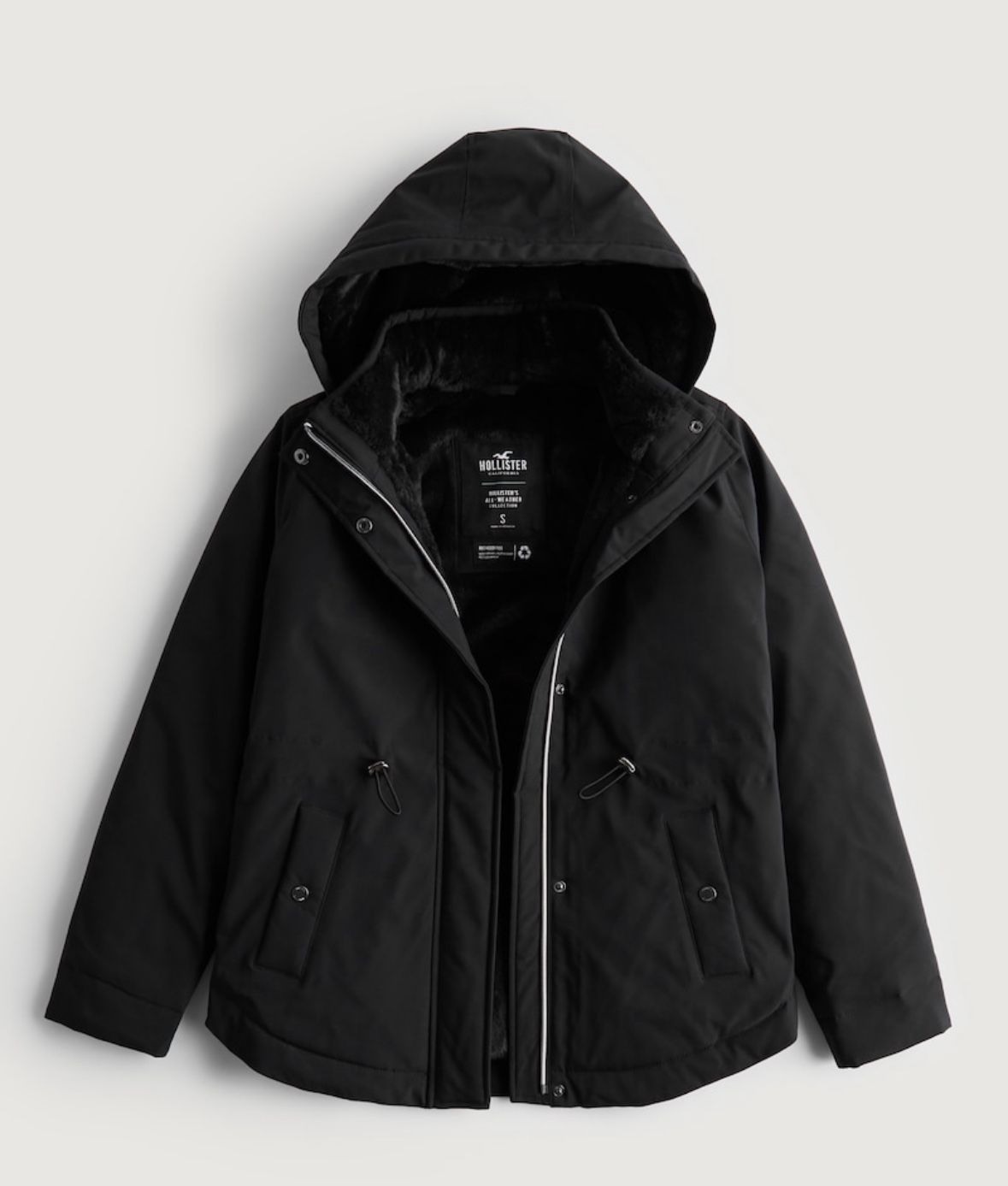 Hollister M Winter Weather Rain Jacket