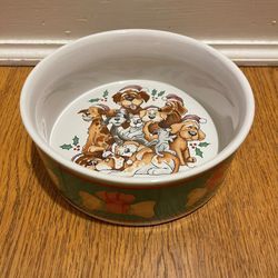 Christmas Themed Dog Bowl