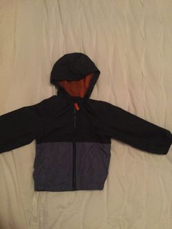 Carters dark blue and grey windbreaker