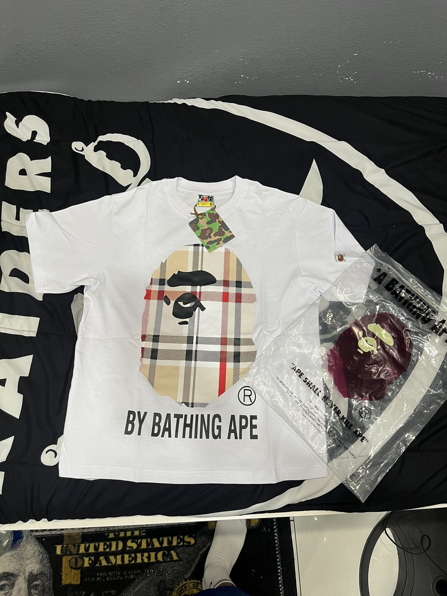 White Bape T Size Medium