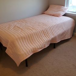 Twin Bed With Base Like New 