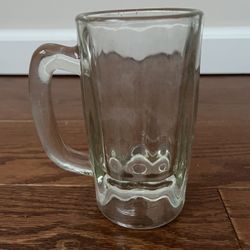 Vintage Libbey Heidelberg, 16 oz Heavy Glass Beer Mug 10 Paneled